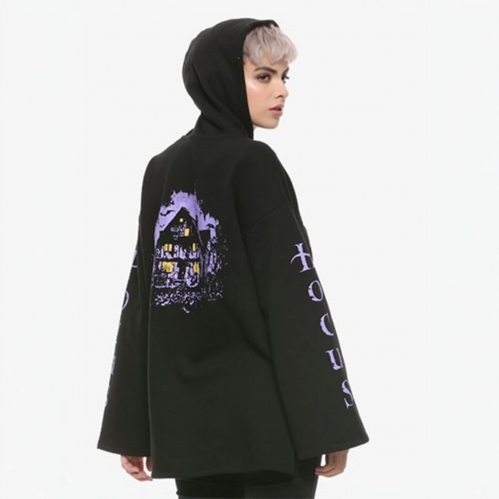 Disney Her Universe Hocus Pocus Oversized Hoodie XXL Haunted House Witch Graphic